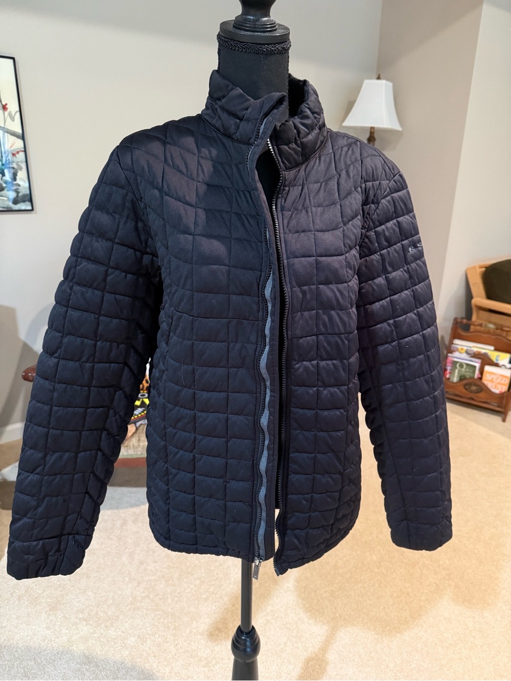 Ben Sherman Quilted Black Puffer Jacket